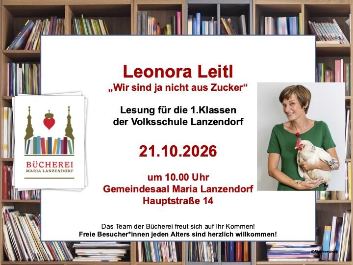 Lesung Leonora Leitl