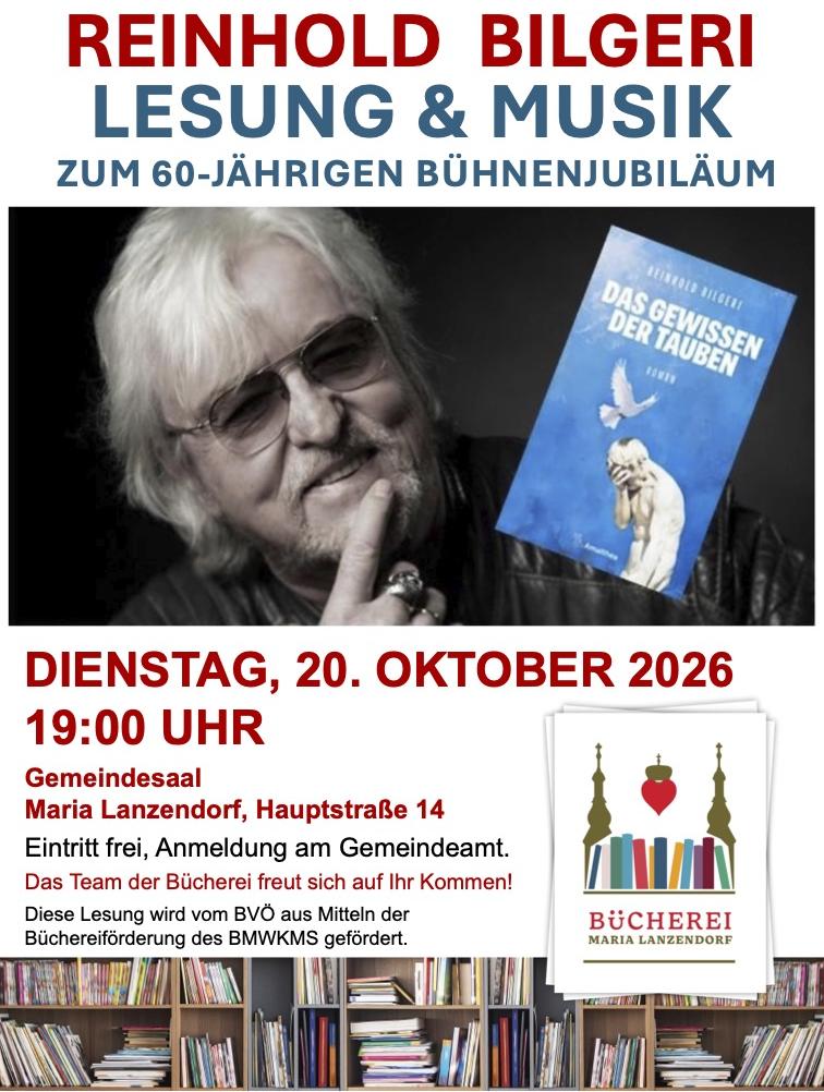Lesung mit Reinhold Bilgeri